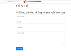 HƯỚNG DẪN TẠO CONTACT FORM PHP, YAHOO MAIL SMTP