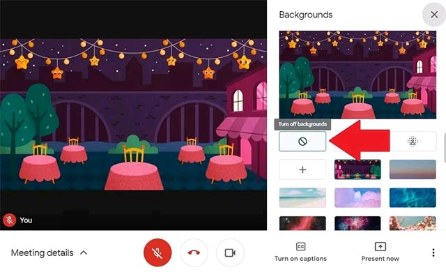 Cách đổi phông nền background trên google meet